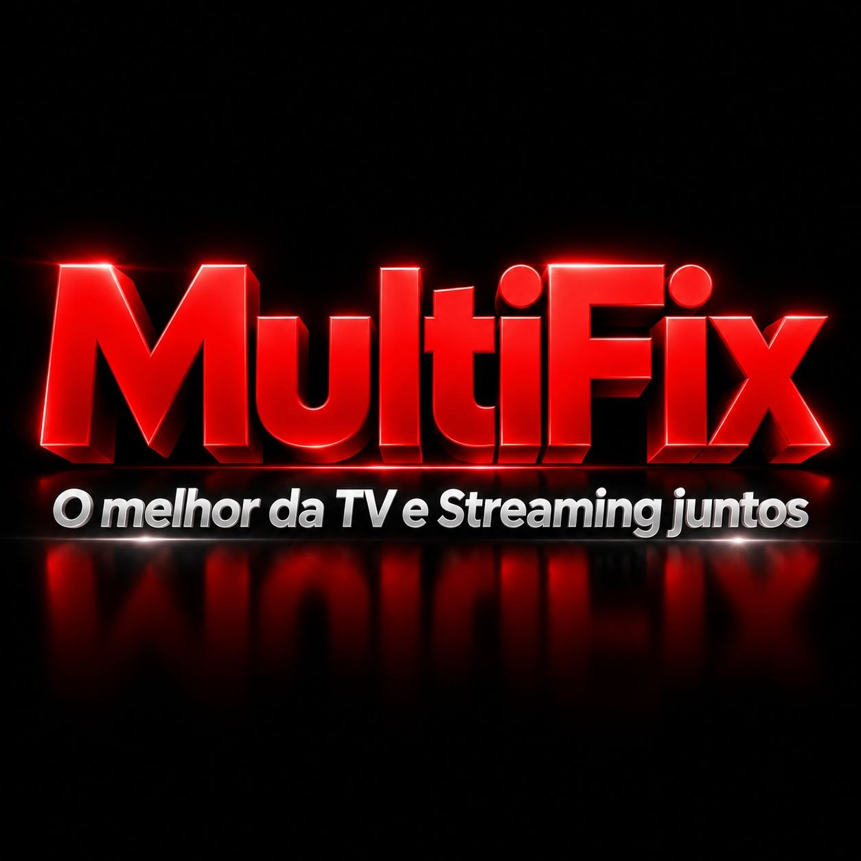 Identidade visual MultiFlix, o melhor da TV e streaming juntos